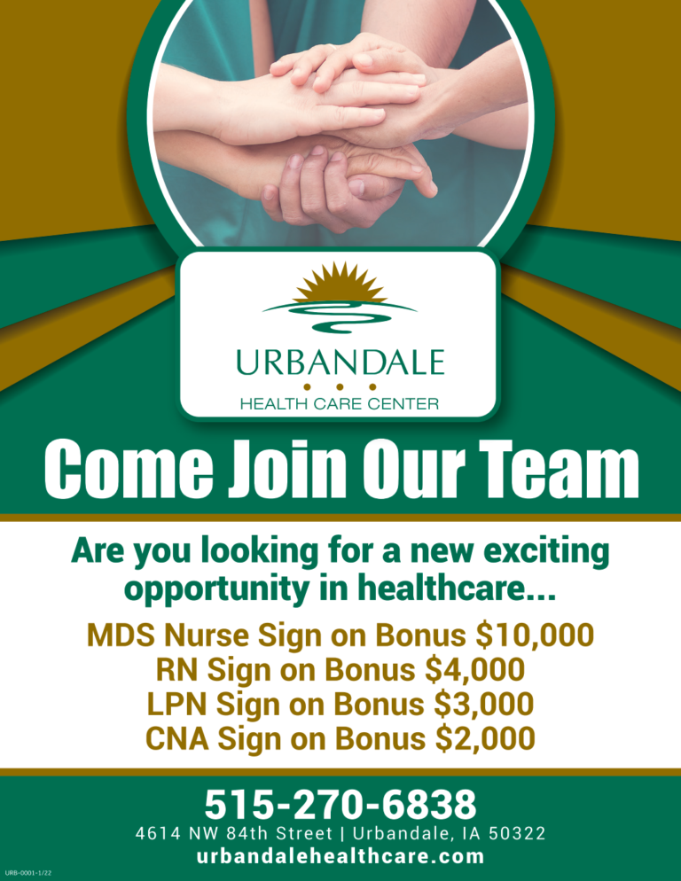 Urbandale_Come Join Our Team AD_January_v1